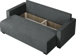 Mirjan24 Schlafsofa Mila Cord Mit Schlaffunktion Und Bettkasten, Stilvoll 3 Sitzer Polstersofa, Sofagarnitur (Farbe: Ontario 35) -VIDAXL || HOMCOM Verkäufe cb984a1ee35acb3e101596acd3278ecb
