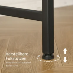 HOMCOM Computertisch Eckschreibtisch L-Form Arbeitstisch Platzsparender Gaming PC Workstation Für Home-Office Industriedesign Metall Rustikales Braun 165 X 110 X 95 Cm 14 HOMCOM Computertisch Eckschreibtisch L-Form Arbeitstisch Platzsparender Gaming PC Workstation Für Home-Office Industriedesign Metall Rustikales Braun 165 X 110 X 95 Cm -VIDAXL || HOMCOM Verkäufe cc016a2e07862f60a9c10737d966fa1e