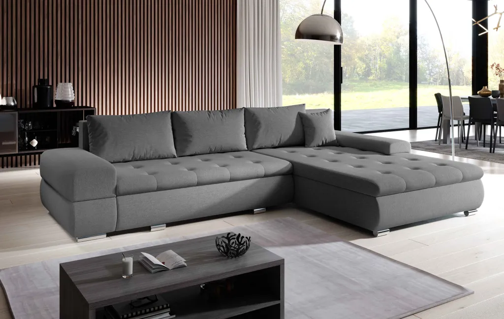 FURNIX Arzo Sofa L-Form Eckcouch Schlafsofa Couch Mit Schlaffunktion Modern PS06 1 FURNIX Arzo Sofa L-Form Eckcouch Schlafsofa Couch Mit Schlaffunktion Modern PS06