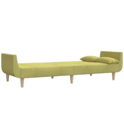 VidaXL Schlafsofa 2-Sitzer Mit 2 Kissen Grün Stoff -VIDAXL || HOMCOM Verkäufe cd742bb29ec18d3aefa29b3a3a315e9d