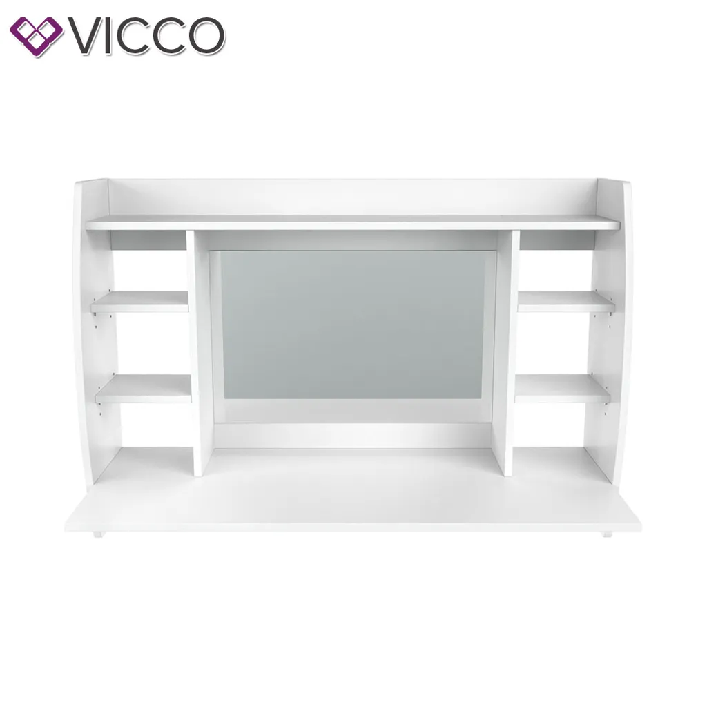 VICCO Wandschminktisch Max Frisiertisch Frisierkommode Schminktisch Weiß 2 VICCO Wandschminktisch Max Frisiertisch Frisierkommode Schminktisch Weiß – Bild 2