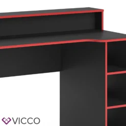 Vicco Computertisch Roni Schwarz 160 X 91,1 X 65 Cm Holzwerkstoff -VIDAXL || HOMCOM Verkäufe d2461eca0793dae0faa3de19990ea6a3