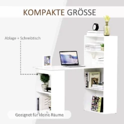 HOMCOM Schreibtisch Küchentisch Mit Regal Computertisch Arbeitstisch Laptoptisch Büroregal Weiß 120 X 55 X 120 Cm 13 HOMCOM Schreibtisch Küchentisch Mit Regal Computertisch Arbeitstisch Laptoptisch Büroregal Weiß 120 X 55 X 120 Cm -VIDAXL || HOMCOM Verkäufe d303b4fbc8adb82641019b9de1573781