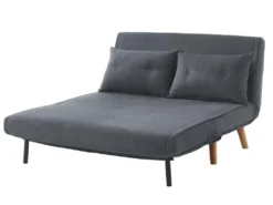 Schlafsofa 2-Sitzer - Stoff - Grau - VALERIO -VIDAXL || HOMCOM Verkäufe d38f570a3cf2bbe31ea326ffa29e1b49