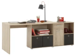 FMD Möbel LEX 1, Schreibtisch, Eiche Nb, 353-001 -VIDAXL || HOMCOM Verkäufe d4ae5b263a31140ebd2d1d0e2b159e24