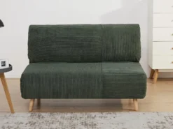 Schlafsofa 2-Sitzer - Cord - Dunkelgrün - PALULA 8 Schlafsofa 2-Sitzer - Cord - Dunkelgrün - PALULA -VIDAXL || HOMCOM Verkäufe d5d4e73e9ba903da4daa43ff25733604