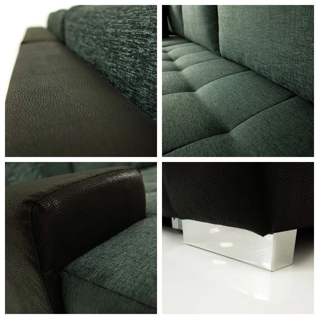 Mirjan24 Ecksofa Orkan Mini Cord, Polsterecke Mit Bettkasten Und Schlaffunktion, Elegante Eckcouch (Farbe: Poso 110) 5 Mirjan24 Ecksofa Orkan Mini Cord, Polsterecke Mit Bettkasten Und Schlaffunktion, Elegante Eckcouch (Farbe: Poso 110) – Bild 5