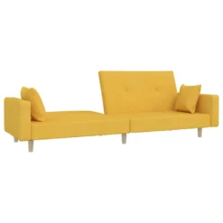 VidaXL Schlafsofa 2-Sitzer Mit Fußhocker Gelb Stoff -VIDAXL || HOMCOM Verkäufe d89ca8ccd54ad0992acc6a62b3959180