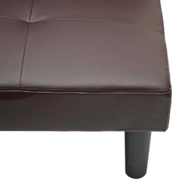 3er-Sofa HWC-G11, Couch Schlafsofa Gästebett Bettsofa Klappsofa, Schlaffunktion 195cm Kunstleder, Braun -VIDAXL || HOMCOM Verkäufe d8e5c33a3e00861794c3a5605673451c