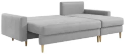 Ecksofa LANG - L-form Sofa Mit Schlaffunktion - Wohnlandschaft 220cm - Wohnzimmer L Couch – Grau -VIDAXL || HOMCOM Verkäufe d9ea18e92d99f78f86b4d8f7c040261b