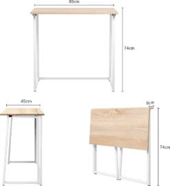Dripex Faltbar Tisch Schreibtisch Computertisch Für Homeoffice Arbeitszimmer Klappbar PC Tisch (Eichefarbe) 10 Dripex Faltbar Tisch Schreibtisch Computertisch Für Homeoffice Arbeitszimmer Klappbar PC Tisch (Eichefarbe) -VIDAXL || HOMCOM Verkäufe da01856d36f8233edca135682aa83db5