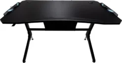 ELITE Gaming-Tisch Rocksolid Gamer-Schreibtisch Computertisch Carbon-Optik + LED (Schwarz) -VIDAXL || HOMCOM Verkäufe ddc452e24b5ac0ccc8e27ee1cd0d0e53