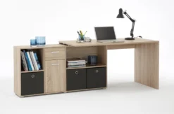 FMD Möbel LEX 1, Schreibtisch, Eiche Nb, 353-001