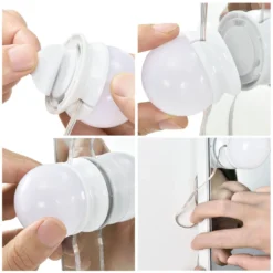 Juskys Schminktisch Bella Mit LED Beleuchtung, Spiegel, Schublade & 4 Ablagefächern - 108 X 40 X 140 Cm - Holz - Weiß - Kosmetiktisch Frisiertisch -VIDAXL || HOMCOM Verkäufe decaaf35981da7c0d364c4bcee250916