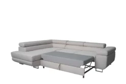 FURNIX Ecksofa MANTIUS Mit Schlaffunktion Bettkasten Und Kopfstützen MG353 Beige -VIDAXL || HOMCOM Verkäufe def2811efb2f7cdd4f7dba57897e98c8