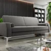 Mirjan24 Schlafsofa Noelia, Stilvoll Polstersofa Mit Schlaffunktion Und Bettkasten, Elegant Kissen, Couch (Farbe: Manila 16)