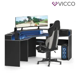 Vicco Computertisch Set 1 Kron Schwarz Grau Holzwerkstoff -VIDAXL || HOMCOM Verkäufe e313124e98499669e2dd196a9f74b626