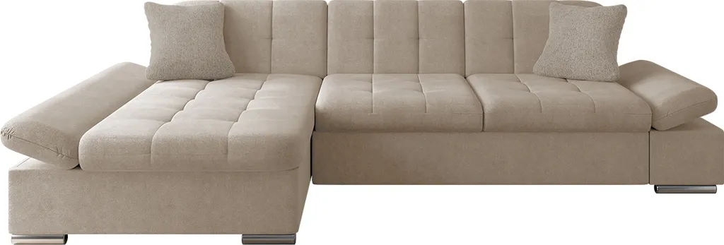 Mirjan24 Ecksofa Montana Mit Regulierbare Armlehnen, L-Form Sofa Vom Hersteller (Zetta 291 + Zetta 291 + Matana 17, Seite: Links) 4 Mirjan24 Ecksofa Montana Mit Regulierbare Armlehnen, L-Form Sofa Vom Hersteller (Zetta 291 + Zetta 291 + Matana 17, Seite: Links) – Bild 4