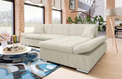 Mirjan24 Ecksofa Malwi Cord Mit Bettkasten Und Schlaffunktion, Elegante Couch, Polsterecke (Farbe: Poso 100, Seite: Rechts) -VIDAXL || HOMCOM Verkäufe e3f9c246442d0759625352e834129feb