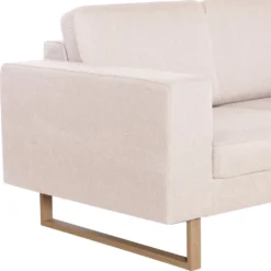 VidaXL 3-Sitzer-Sofa Stoff Cremeweiß -VIDAXL || HOMCOM Verkäufe e44e9636a1d568d98248edd31fb6d8d4