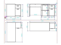 Möbelando Schreibtischkombination Schreibtisch Eckschreibtisch Arbeitstisch Carmen (Weiß) -VIDAXL || HOMCOM Verkäufe e507370a5514db3af815a727cb00abbf