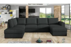 Mirjan24 Ecksofa Wilma, Eckcouch Vom Hersteller, U-Form Schlafsofa, Stilvoll Polsterecke, Wohnzimmer Sofagarnitur (Farbe: Twist 23, Seite: Links) -VIDAXL || HOMCOM Verkäufe e51714e98d8803c0a6962adef5064822