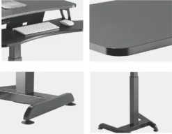Schreibtisch Computertisch Elektrisch Höhenverstellbar Stehpult ArbeitstischBedienfeld ✔ 3 Speicherplätze ✔ Timer ✔ Warnsystem ✔ -VIDAXL || HOMCOM Verkäufe e52f16928bf6d10bd5d23e89331ab573