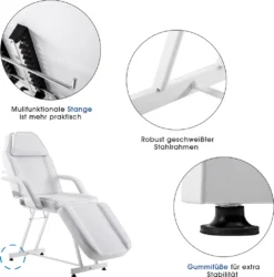 Barberpub Kosmetikliege Therapieliege Massageliege Tattooliege Kosmetikstuhl 0015 -VIDAXL || HOMCOM Verkäufe e565987909a369d12ceb4a9cca08a763