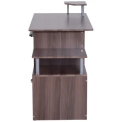 HOMCOM Computertisch Schreibtisch Bürotisch PC Tisch Arbeitstisch Kombitisch Braun -VIDAXL || HOMCOM Verkäufe e56b014aeed3bf5aa30d3af43d3e8366