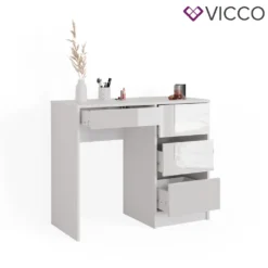Vicco Schminktisch Sherry Weiß Hochglanz 90 X 75 X 40 Cm Holzwerkstoff -VIDAXL || HOMCOM Verkäufe e5bb31f0dce0b133427fc23740309975