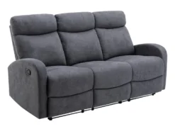 Couchgarnitur Relax 3+1 - Stoff - Grau - EVELYN -VIDAXL || HOMCOM Verkäufe e765d6f2eac9214638953abdb3d82084