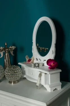 Frisierkommode Schminktisch Weiß Antik Holz Neu Tischspiegel Frisierspiegel NEU -VIDAXL || HOMCOM Verkäufe e86f1a4f96007d844f47659dd5486dda