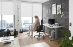 Tom II Schreibtisch 185 X 177 Cm Lichtgrau