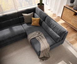 DELIFE Wohnlandschaft Elio 300x185 Cm Mikrofaser Graphite Mit Hocker 9 DELIFE Wohnlandschaft Elio 300x185 Cm Mikrofaser Graphite Mit Hocker -VIDAXL || HOMCOM Verkäufe e972507885eb8bf8eb212e1887d55d9d