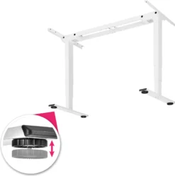 Tectake Tischgestell Twain Höhenverstellbar 110-168x60x60-125cm - Weiß -VIDAXL || HOMCOM Verkäufe ea93c776fd63b569fec9e1422fca1db3