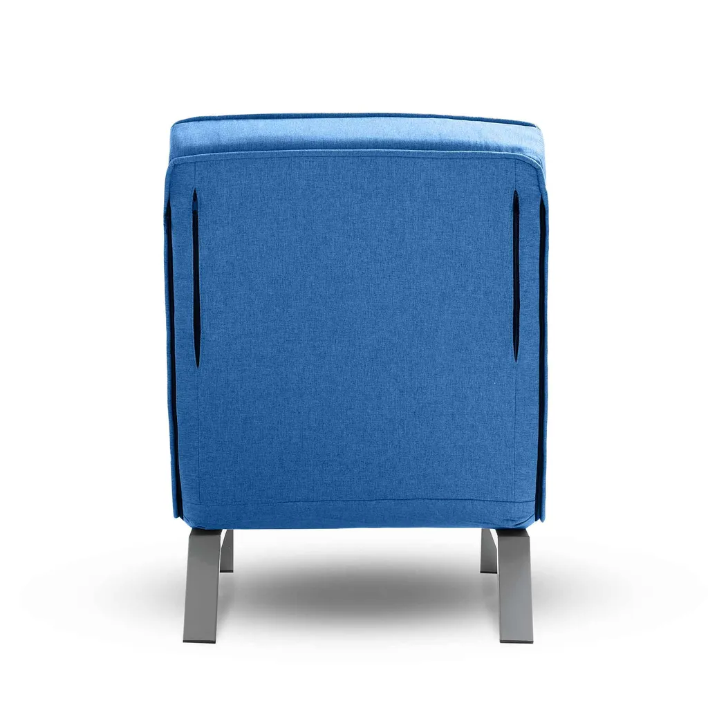 Makika Schlafsessel Schlafsofa Ted Klappbar In Blau 9 Makika Schlafsessel Schlafsofa Ted Klappbar In Blau – Bild 9