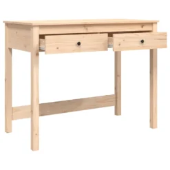 VidaXL Schreibtisch Mit Schubladen 100x50x78 Cm Massivholz Kiefer -VIDAXL || HOMCOM Verkäufe ee8e11f4bf1eb29df05aa46bfeb4cd88
