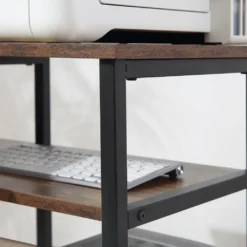 HOMCOM Eckschreibtisch Winkelschreibtisch PC-Tisch Computertisch Bürotisch Regal Schublade L-Form Spanplatte Metall Rustikales Braun 135 X 90 X 79 Cm 17 HOMCOM Eckschreibtisch Winkelschreibtisch PC-Tisch Computertisch Bürotisch Regal Schublade L-Form Spanplatte Metall Rustikales Braun 135 X 90 X 79 Cm -VIDAXL || HOMCOM Verkäufe ef15d5986f3e52ee21a759539b3ba4e4