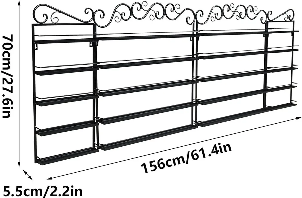 Nagellack Regal 4-tier Wandregal Metall Nagellackregal Kosmetik Display Regal Organizer Für Salon Make Up Aufbewahrung Lippenstiftständer 6 Nagellack Regal 4-tier Wandregal Metall Nagellackregal Kosmetik Display Regal Organizer Für Salon Make Up Aufbewahrung Lippenstiftständer – Bild 6