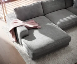 DELIFE Ecksofa Cubico 350x190 Cm Cord Silbergrau Recamiere Links -VIDAXL || HOMCOM Verkäufe f0769ff0ee61a77af2824aded8dd019d