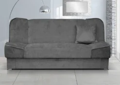 Mirjan24 Schlafsofa Gabi Mit Bettkasten, 3 Sitzer Sofa, Couch Mit Schlaffunktion, Stilvoll Bettsofa, Wohnzimmer Polstersofa (Zetta 305)