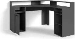 ByLIVING Schreibtisch Fox, Breite 139 Cm, Anthrazit, Mit Viel Stauraum -VIDAXL || HOMCOM Verkäufe f2ea66e756d46f4409c5ec152d3e6b76