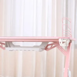 HOMCOM Gaming Tisch Schreibtisch Computertisch Arbeitstisch Möbel Für Büro Wohnzimmer Arbeitszimmer, Modernes Design, MDF Metall 110 X 59 X 75 Cm Rosa+Weiß 14 HOMCOM Gaming Tisch Schreibtisch Computertisch Arbeitstisch Möbel Für Büro Wohnzimmer Arbeitszimmer, Modernes Design, MDF Metall 110 X 59 X 75 Cm Rosa+Weiß -VIDAXL || HOMCOM Verkäufe f38aa3b8c3dbdcbb84a9bb04a4e04575