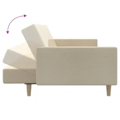 VidaXL Schlafsofa 2-Sitzer Creme Stoff -VIDAXL || HOMCOM Verkäufe f39a6479b05418dfd9241c7c737d625b