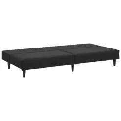 VidaXL Schlafsofa 2-Sitzer Schwarz Samt -VIDAXL || HOMCOM Verkäufe f473ef2af9278a3b16827836860b6ab8