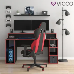Vicco Computertisch Roni Schwarz 160 X 91,1 X 65 Cm Holzwerkstoff -VIDAXL || HOMCOM Verkäufe f4fd7bd12fa0640500e8fae78c0e27aa