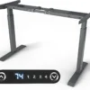 Höhenverstellbarer Schreibtischrahmen - Tischgestell - Bürotisch Rahmen Mit Dual Motor Elektrisch Höhenverstellbar Mit Touchscreen & Memoryfunktion Gestell - Anthrazit