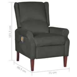 VidaXL Massagesessel Dunkelgrau Samt -VIDAXL || HOMCOM Verkäufe f84d10019f13a28cc30263dbf63bbffa