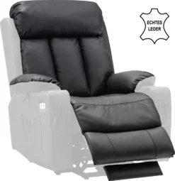 MCombo Elektrische Aufstehhilfe Fernsehsessel Relaxsessel Echtleder 7190BK -VIDAXL || HOMCOM Verkäufe fa66c80972c29e5a222b7cbbcd095dc3