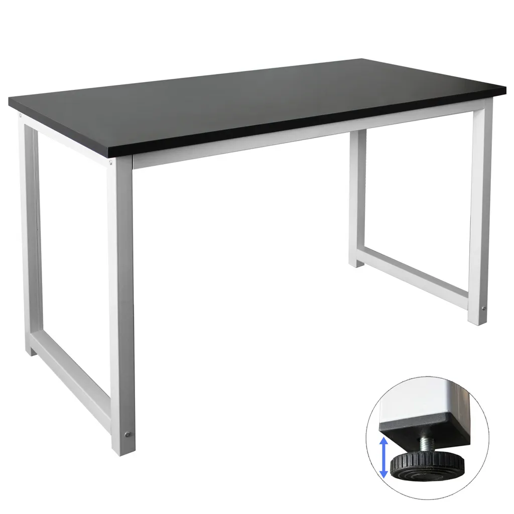 Tisch Computertisch PC Schreibtisch Bürotisch Schwarz 120 X 60 Cm Kingpower 3 Tisch Computertisch PC Schreibtisch Bürotisch Schwarz 120 X 60 Cm Kingpower – Bild 3